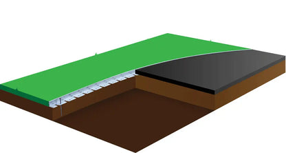 ALUBORD - Bordure "L" en aluminium souple Jardi Pond