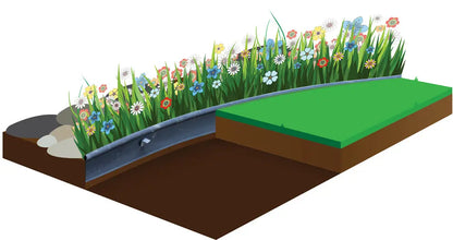 SECUREDGE - Bordure en PVC souple 130x29x5630mm Jardi Pond