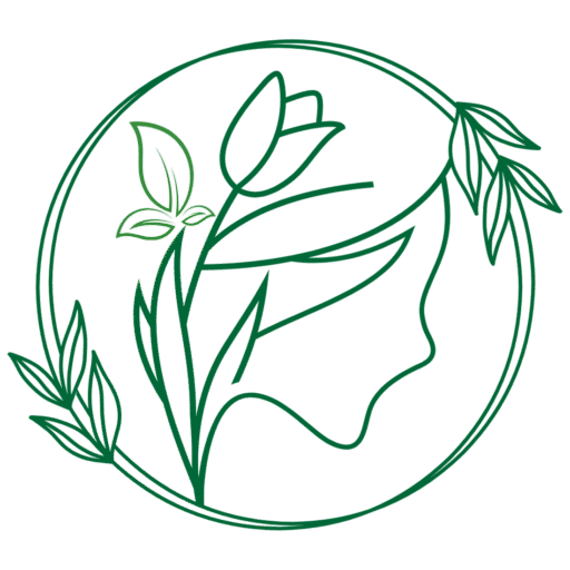 logo vert du site de vente de fournitures pour aménagement extérieur les jardins d'anthéa