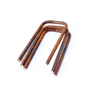 Agrafes U en acier corten Ø6