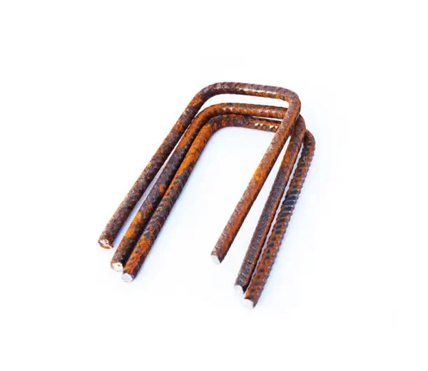 agrafes u en acier corten Ø6