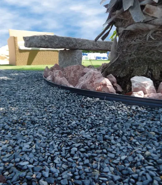 bordure en pe souple