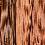 canisse d'osier en rouleau