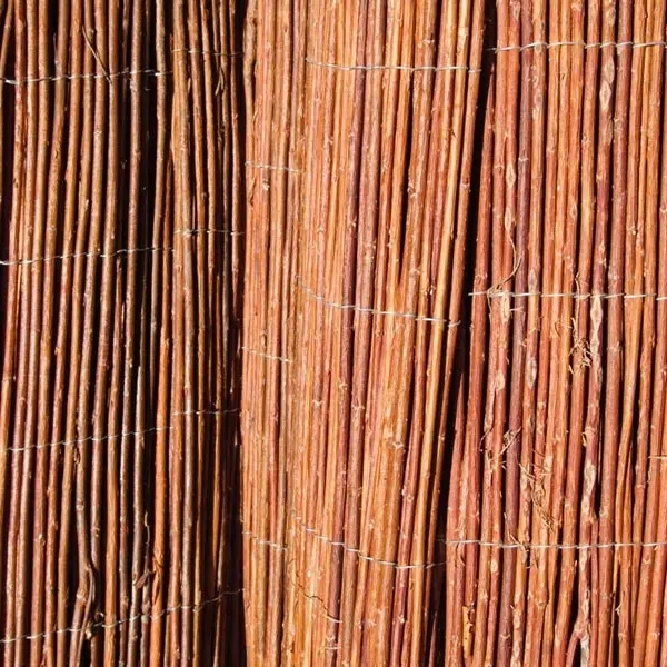 canisse d'osier en rouleau