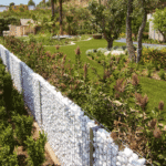 clôture en gabion sur platine (30cm)