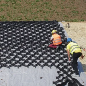 Geoalvéoles tridimensionnelles en polyéthylène