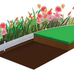 Bordures en aluminium souple 5x100x2300mm