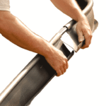 bordure en pe souple tubulaire