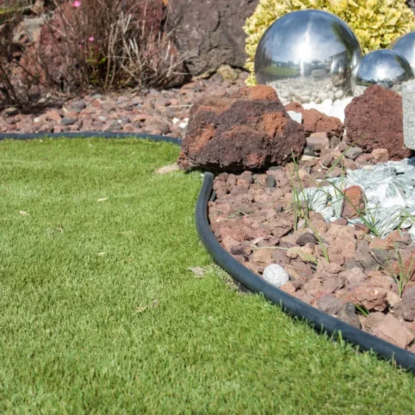 bordure en pe souple tubulaire